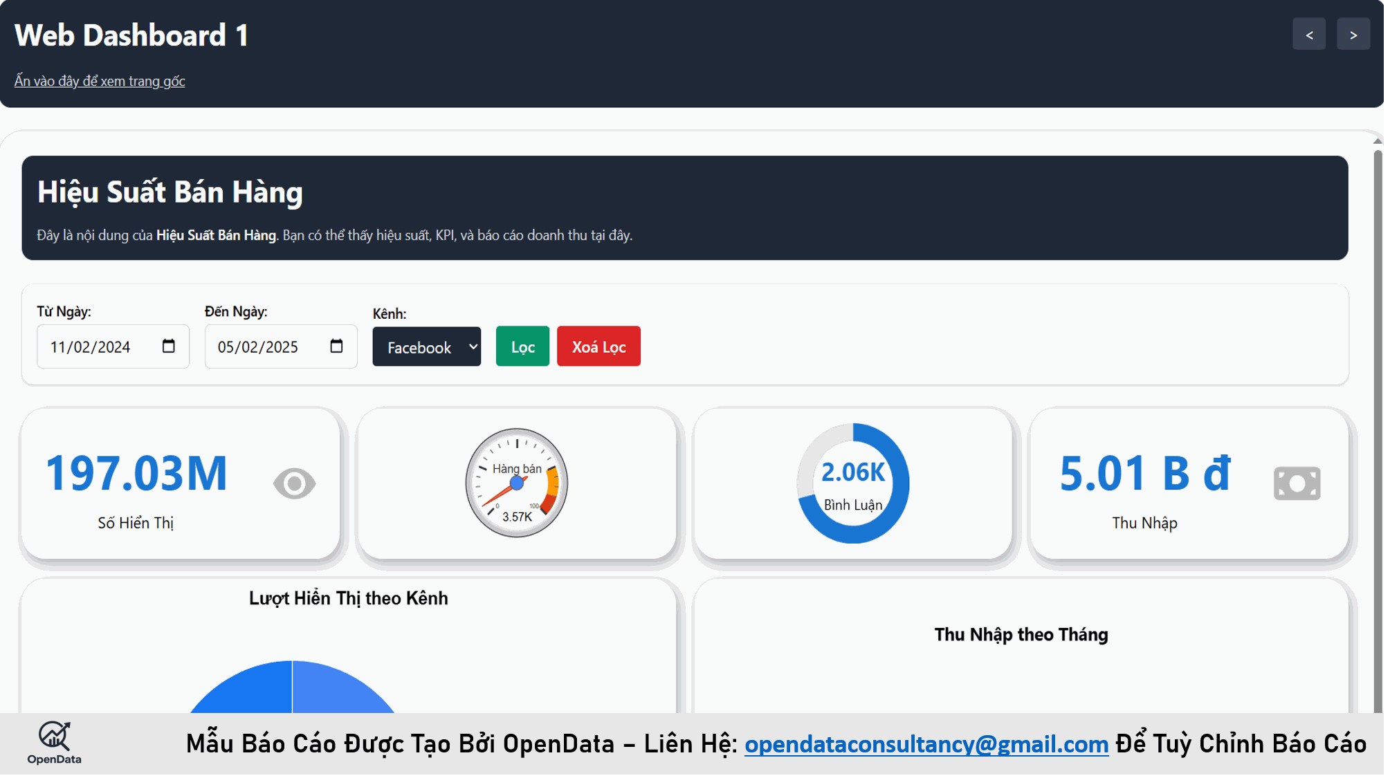 Báo Cáo Hiệu Suất Bán Hàng